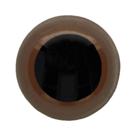  Oeil amigurumi 12 mm brun pour les amigurumi et les peluches