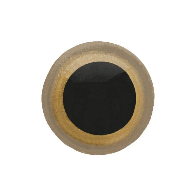 Animal eye 12 mm gold