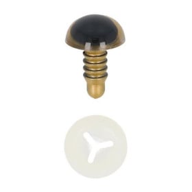 Tieraugen 12 mm Gold