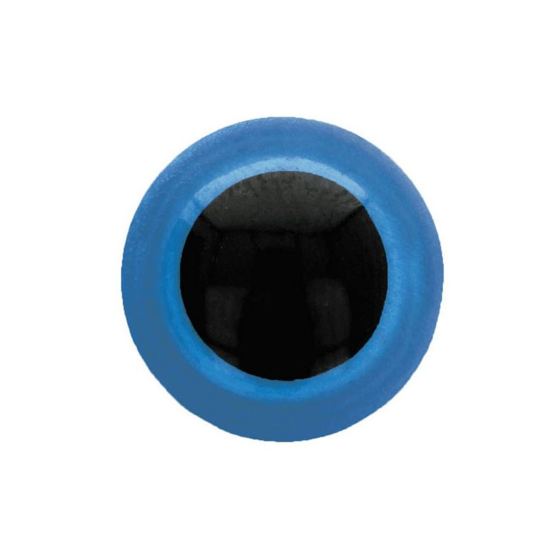 Tieraugen 15 mm Blau