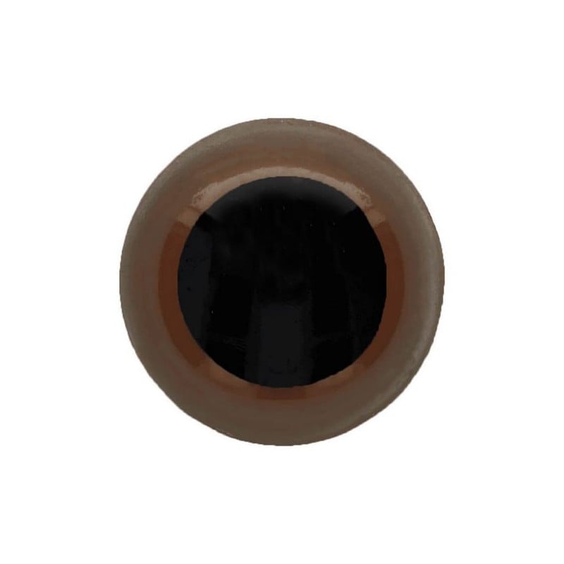 Dierenoog 18 mm bruin