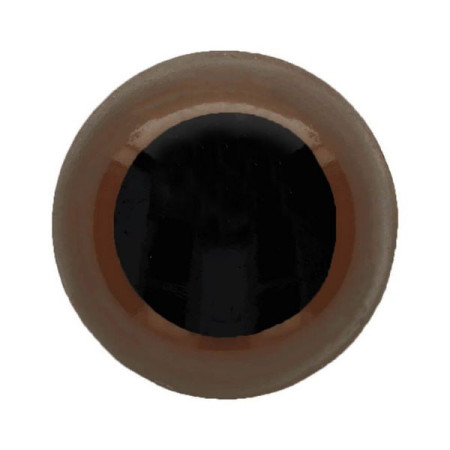 Animal eye 18 mm brown