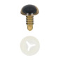 Dierenoog 18 mm goud