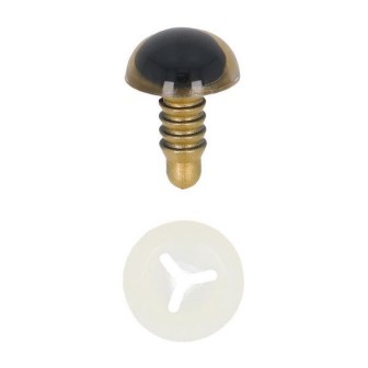 Dierenoog 20 mm goud