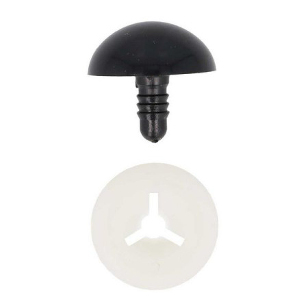 Oeil amigurumi 6 mm noir