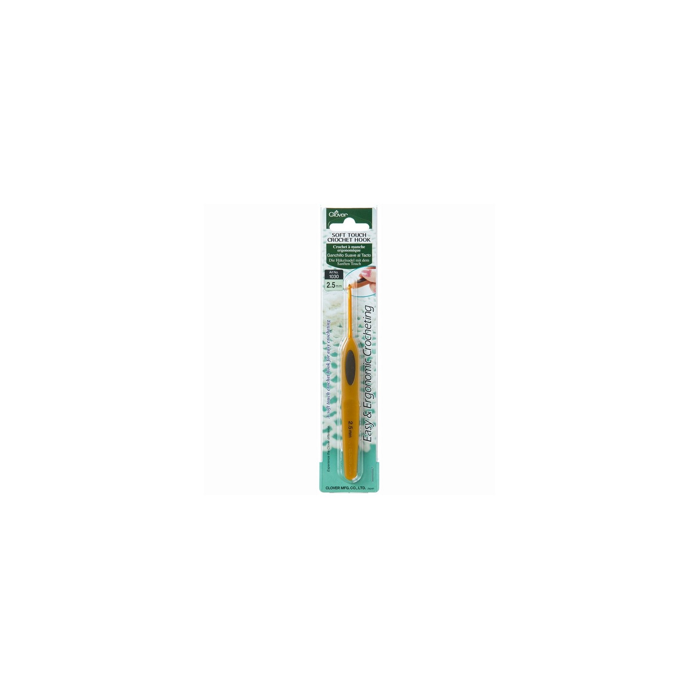Clover Crochet hook soft touch 2,5 mm