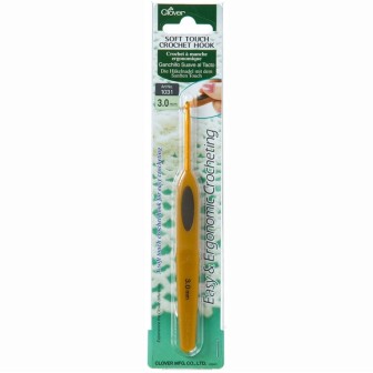 Clover Haaknaald soft touch 3 mm