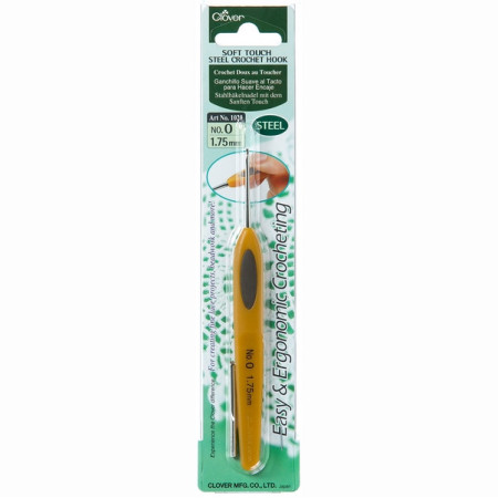 Clover Haaknaald soft touch 1,75 mm