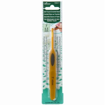 Clover Haaknaald soft touch 4,5 mm