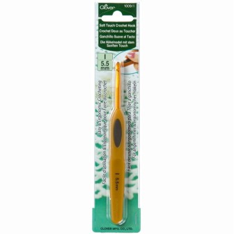 Clover Crochet hook soft touch 5,5 mm