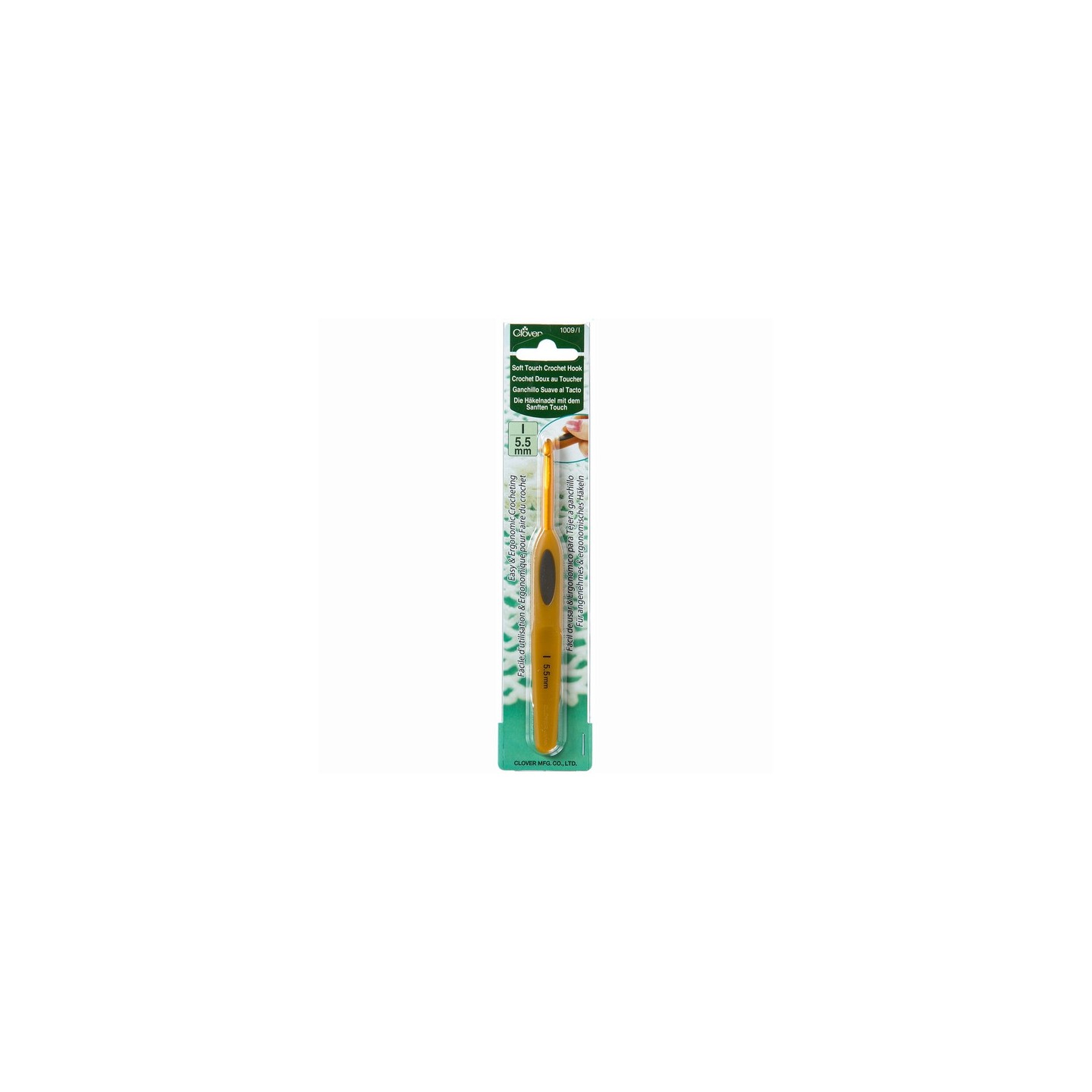 Clover Crochet hook soft touch 5,5 mm