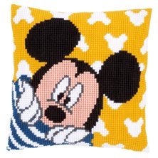 Borduurkussen kit Disney Mickey kiekeboe