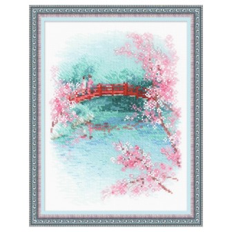 Embroidery Kit Sakura - Cross Stitch Set