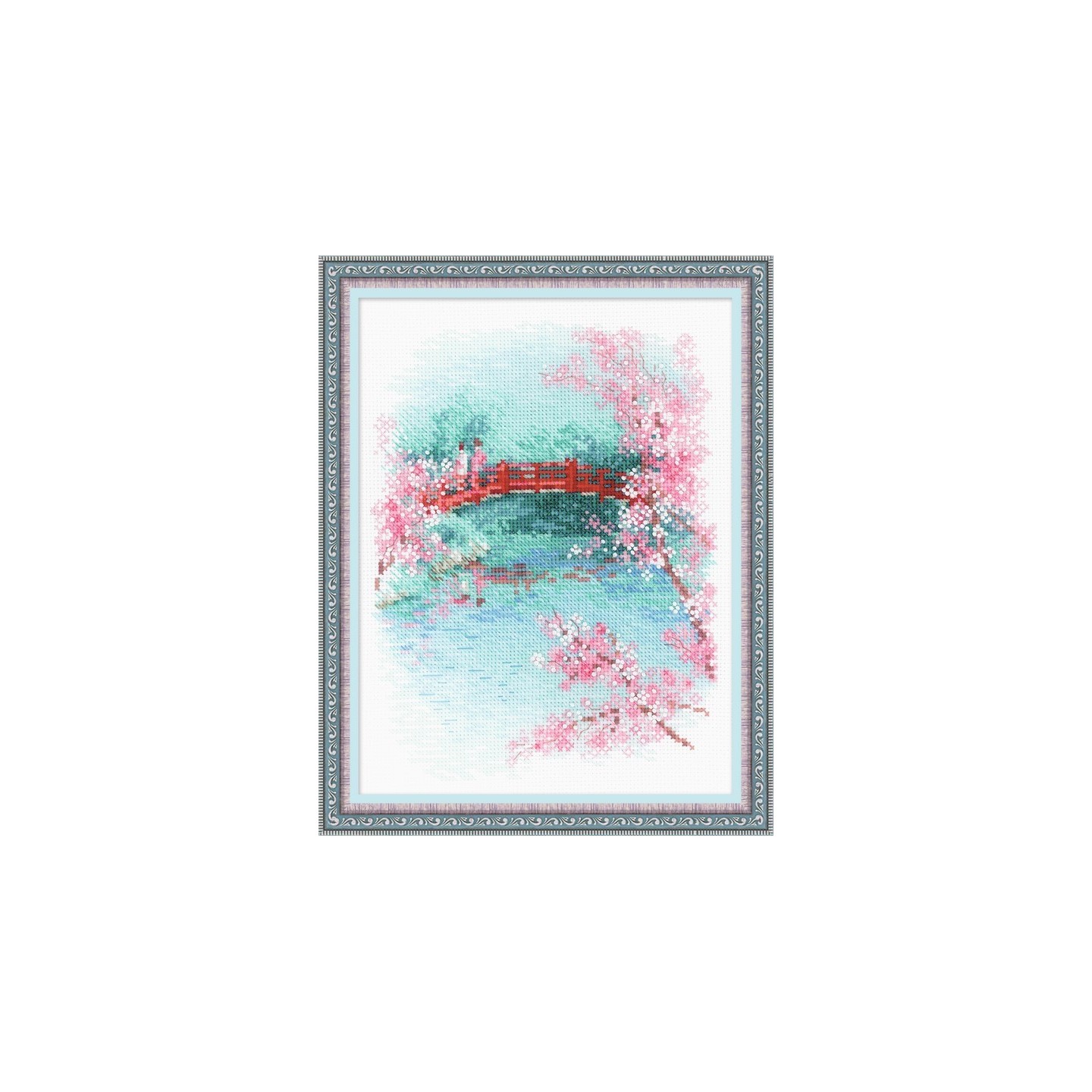 Embroidery Kit Sakura - Cross Stitch Set