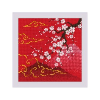 Riolis 'Under Heaven' Cross Stitch Kit - 15x15 cm