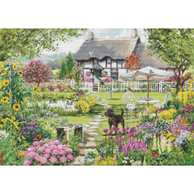 Kit de broderie Cottage garden Kit de broderie Cottage garden
