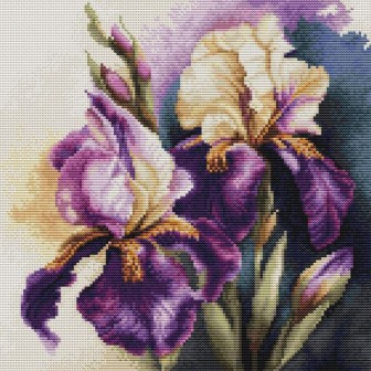 Luca-S Embroidery kit Iris Burgemeister