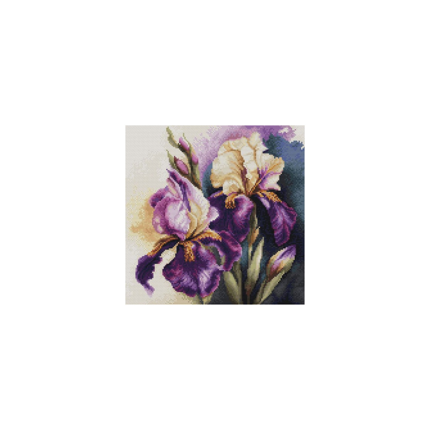 Luca-S Embroidery kit Iris Burgemeister