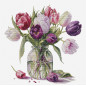 Borduurpakket Boeket Tulpen