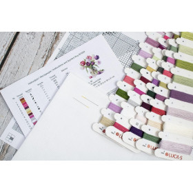 Luca-S Embroidery kit Bouquet of Tulips