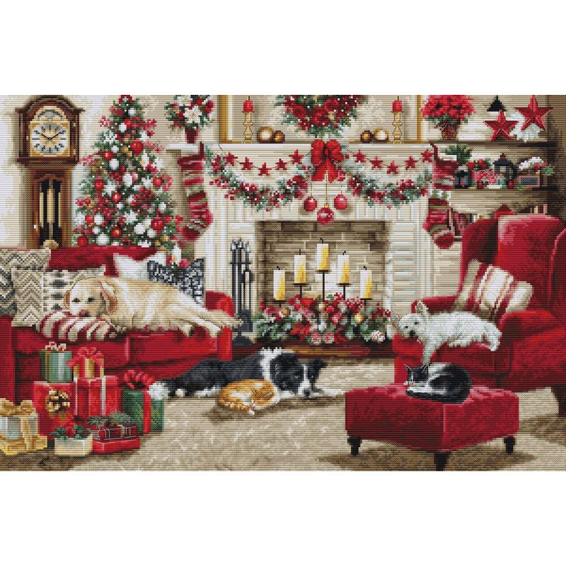 Kit de broderie Intérieur des animaux domestiques