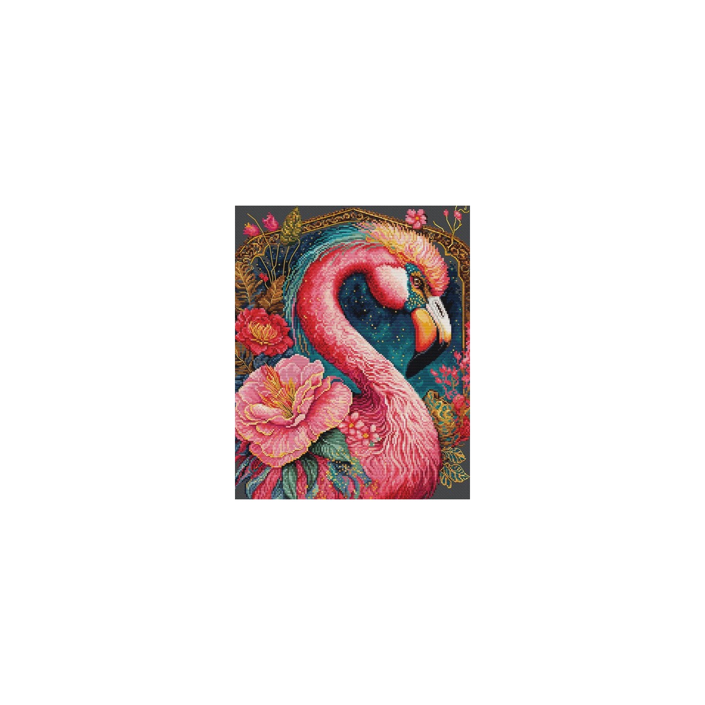 Luca-S Kit de broderie Flamingo Fantastico