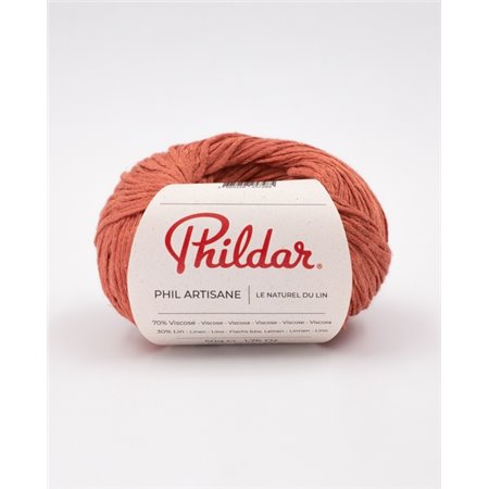 Laine à tricoter  Phildar Phil Artisane Terracotta