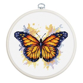 Luca-S Embroidery kit Monarch Butterfly
