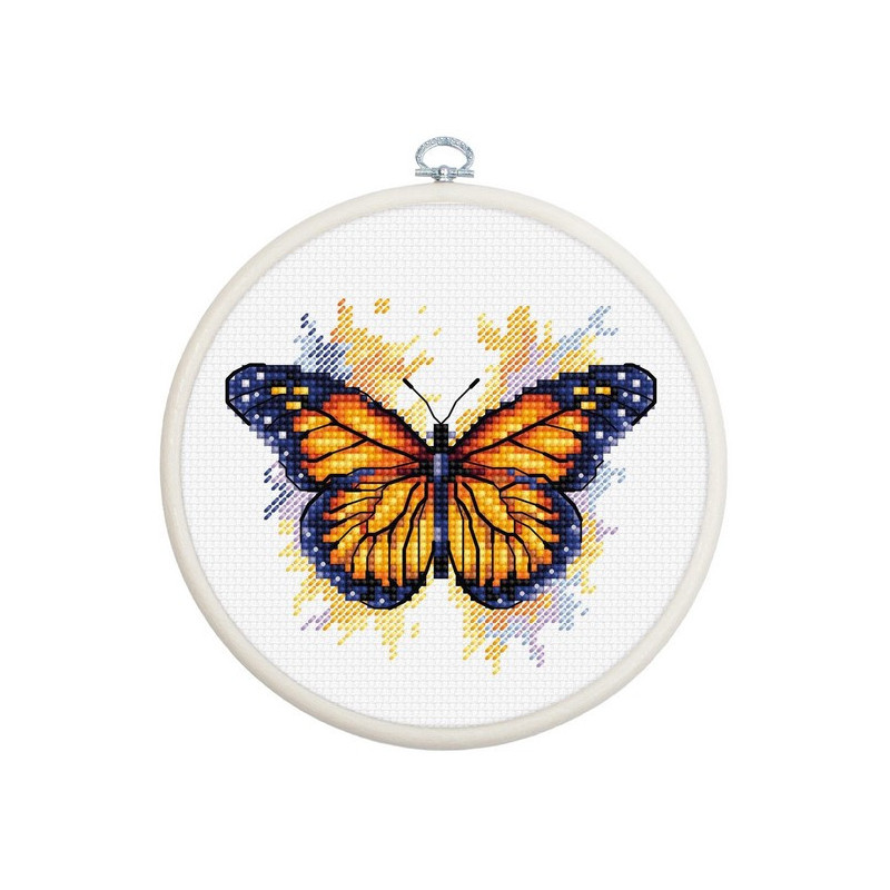 Embroidery kit Monarch Butterfly Embroidery kit Monarch Butterfly