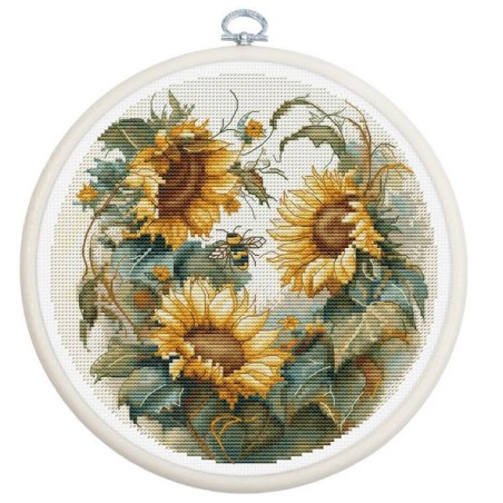 Luca-S Embroidery kit Sunflowers 3