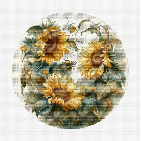 Stickset Sonnenblumen 3