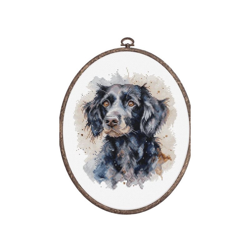Borduurpakket Border Collie Borduurpakket Border Collie