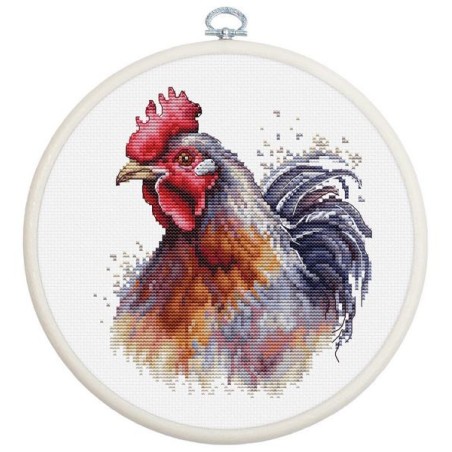 Embroidery kit Cock