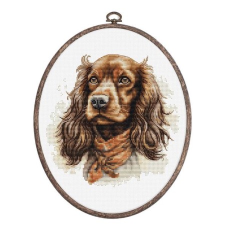 Embroidery kit Cocker spaniel
