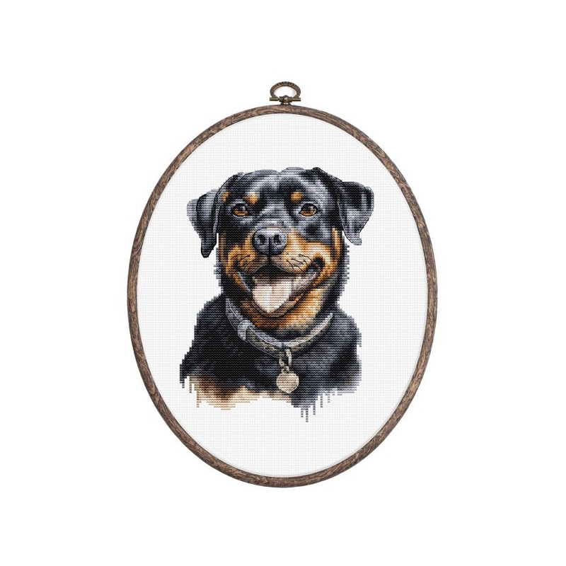 Embroidery kit Rottweiler Embroidery kit Rottweiler