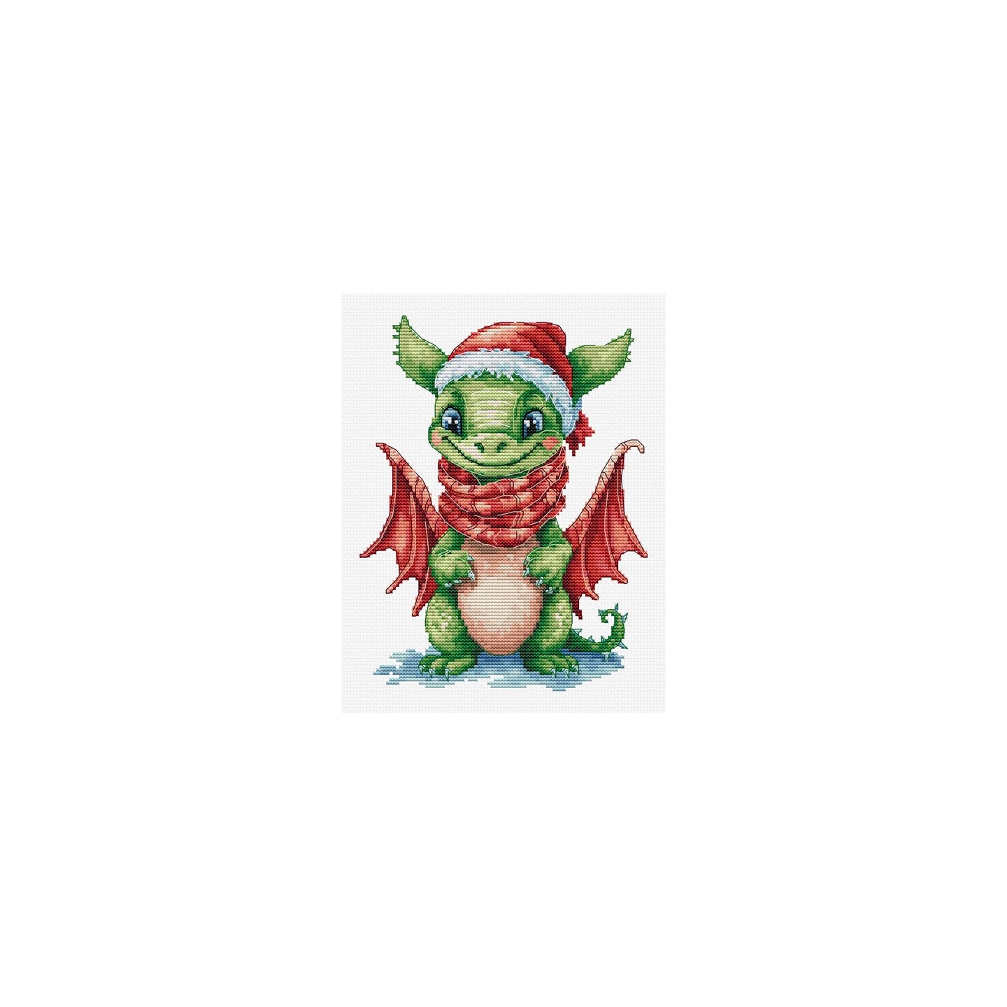 Luca-S Kit de broderie Le dragon heureux