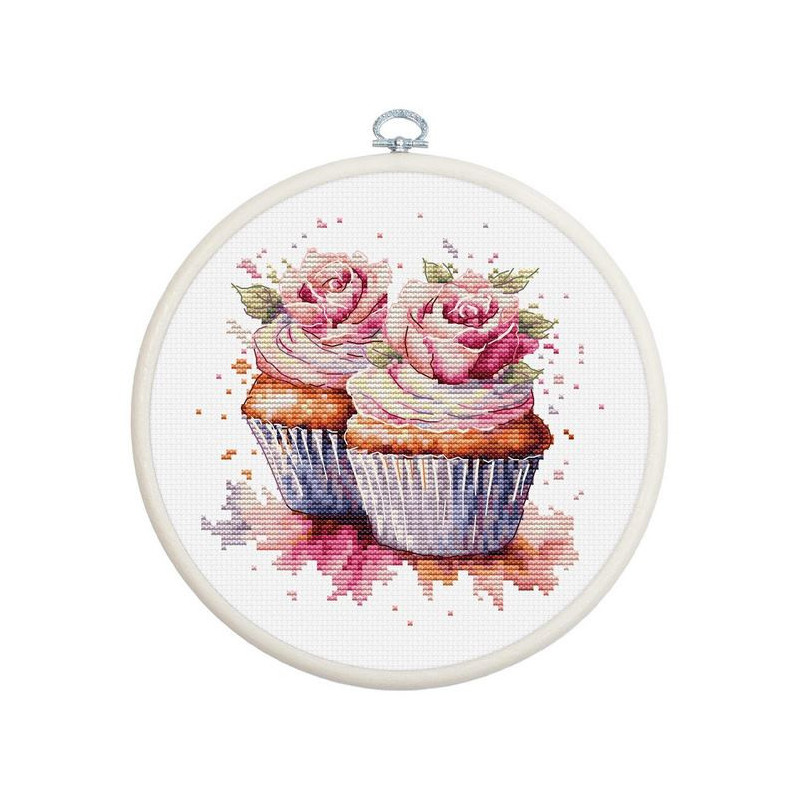 Kit de broderie Cupcakes Kit de broderie Cupcakes