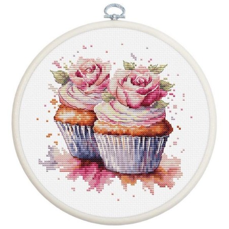Kit de broderie Cupcakes