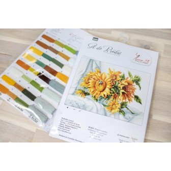 Luca-S Stickset Sunflowers