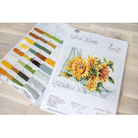 Embroidery kit Sunflowers Embroidery kit Sunflowers