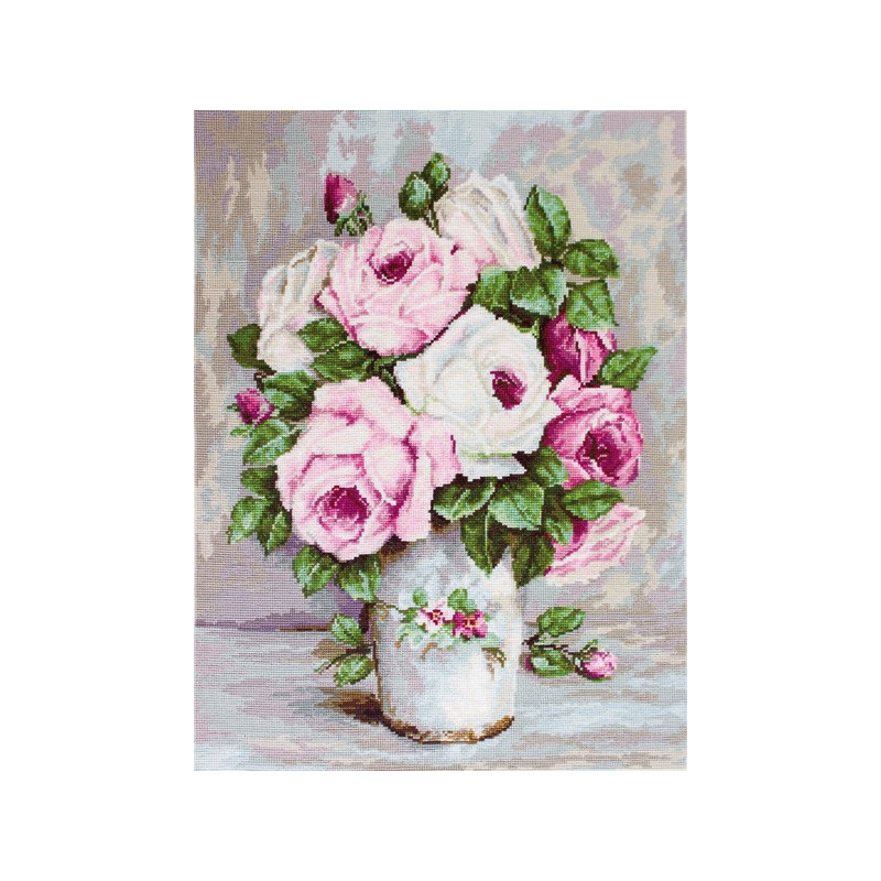 Embroidery kit Mixed Roses 2 Embroidery kit Mixed Roses 2