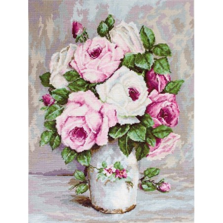 Kit de broderie Roses mélangées 2