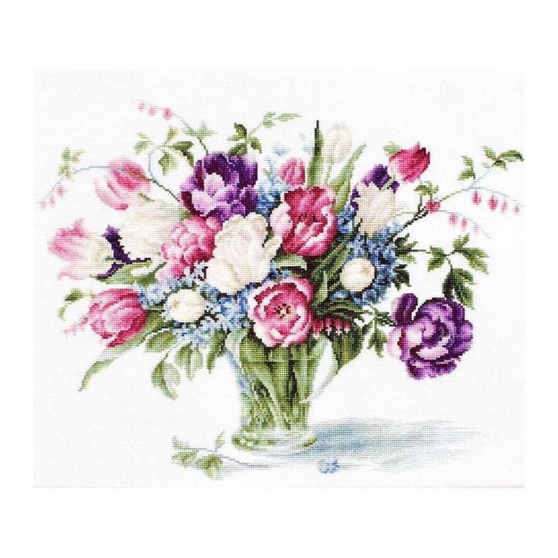 Borduurpakket tulpen Borduurpakket tulpen