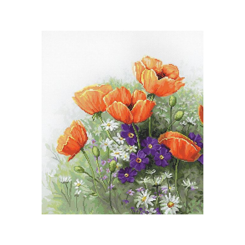 Luca-S Stickset Poppies 5