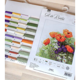 Kit de broderie Coquelicots 5
