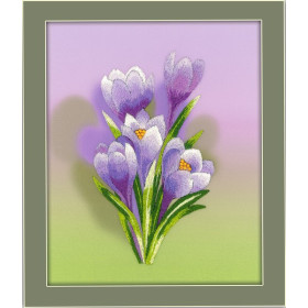 Kit de broderie Crocus Kit de broderie Crocus