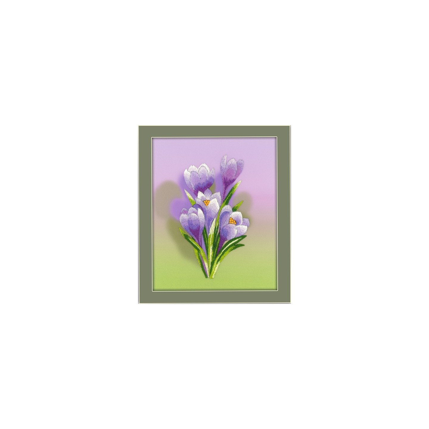 Riolis Embroidery kit Crocuses