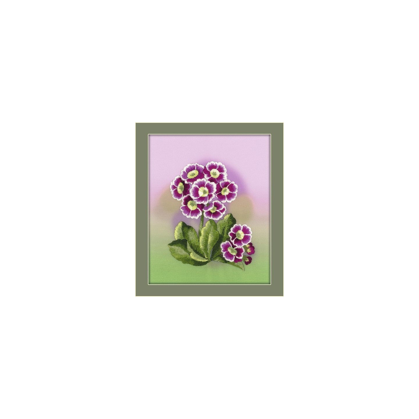 Riolis Embroidery kit Primroses