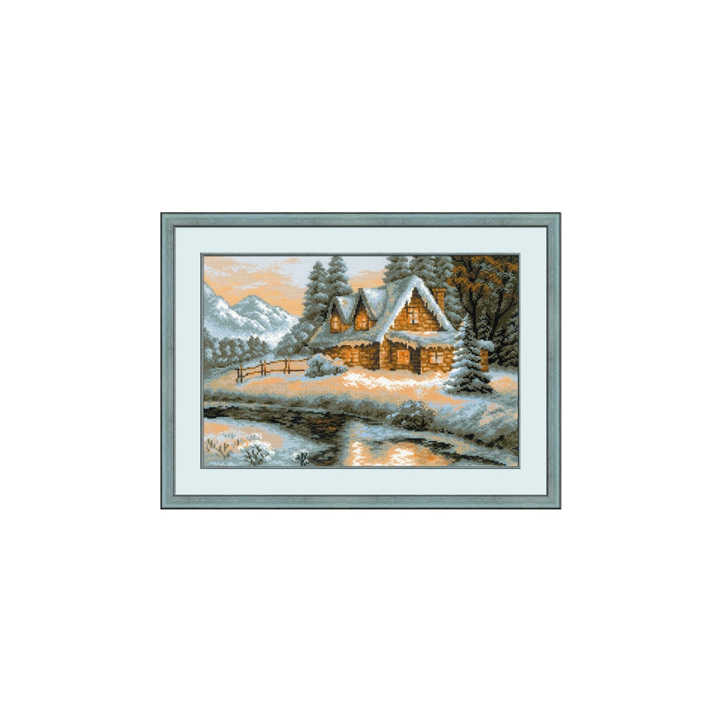 Riolis Kit de broderie Vue d'hiver
