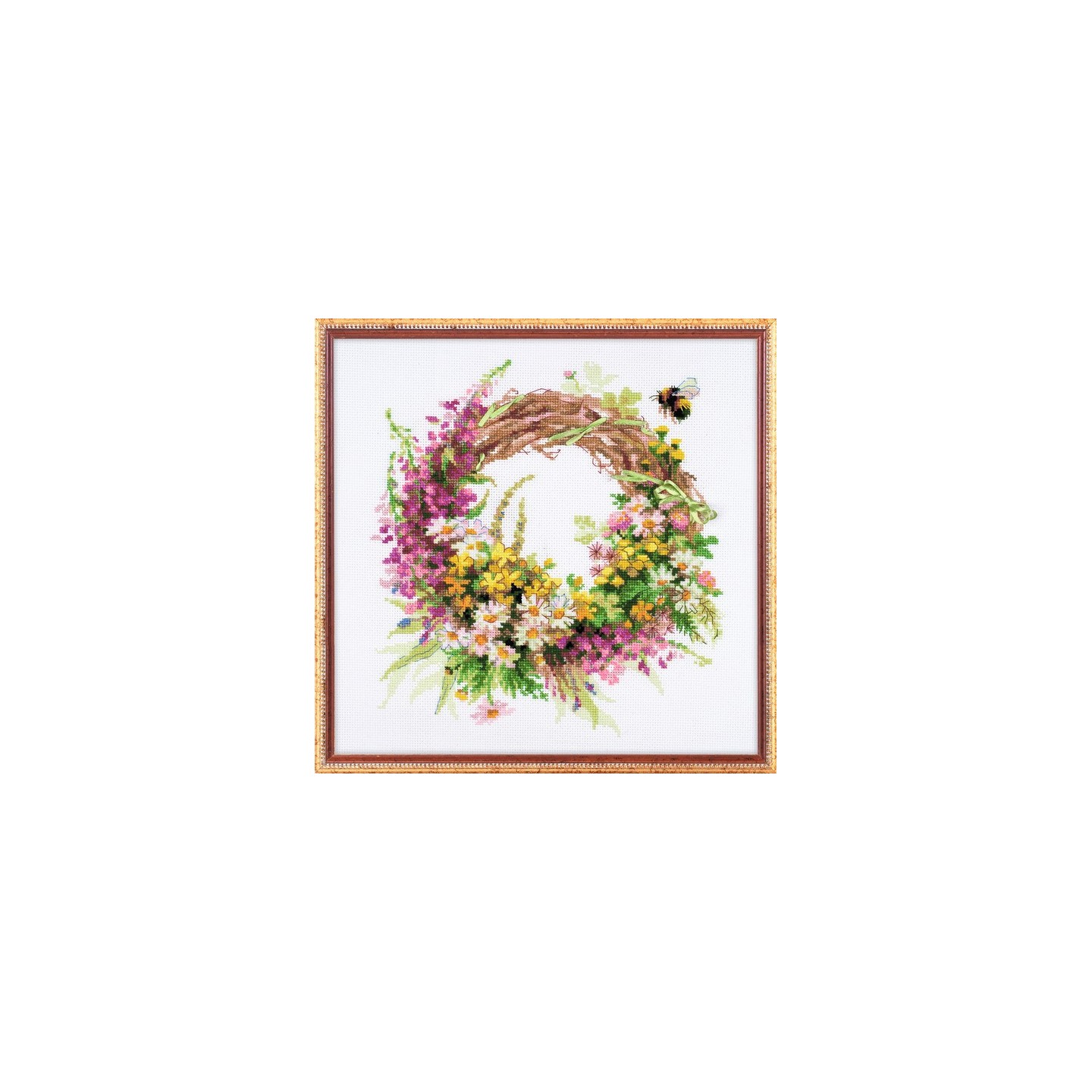 Riolis Kit de broderie Couronne d'épilobe